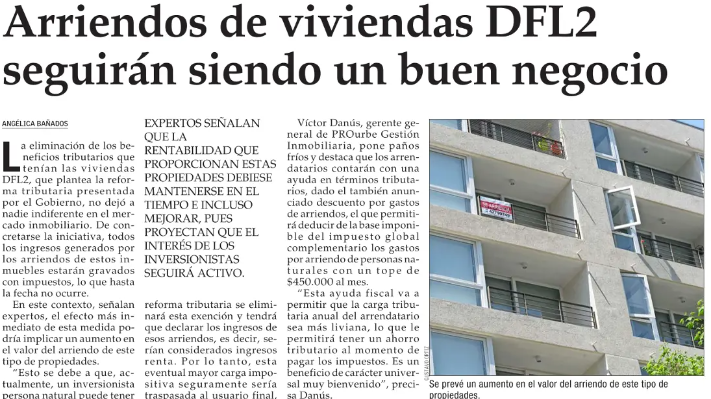 Arriendos de viviendas DFL2 seguirán siendo un buen negocio / Julio 2022